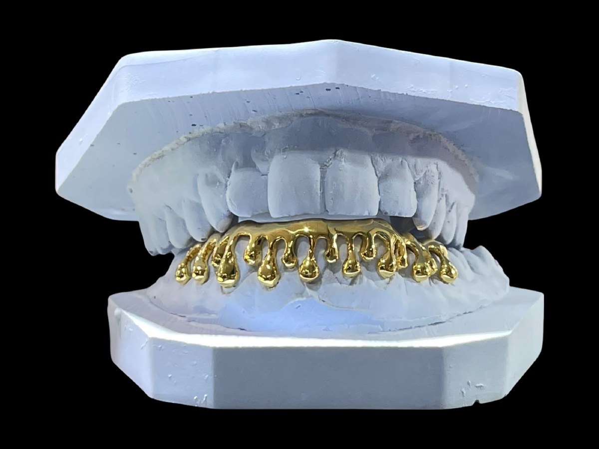 10 Bottom 10K Yellow Gold Drip